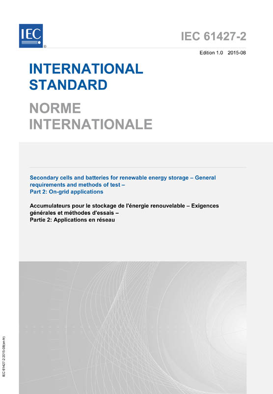 Cover IEC 61427-2:2015